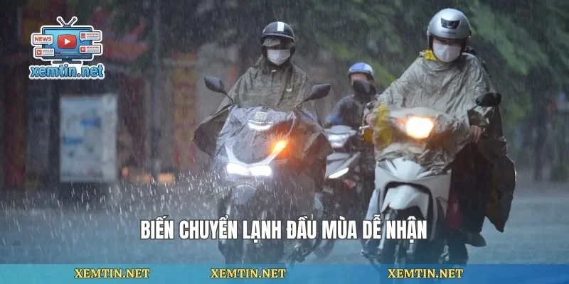 Biến chuyển lạnh đầu mùa dễ nhận