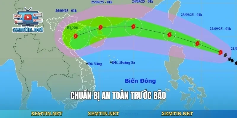 Chuẩn bị an toàn trước bão