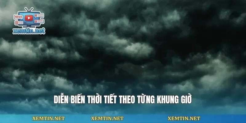Diễn biến thời tiết theo từng khung giờ