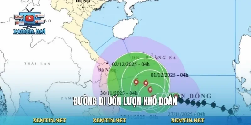 Đường đi uốn lượn khó đoán